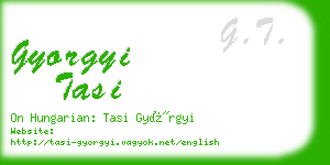 gyorgyi tasi business card